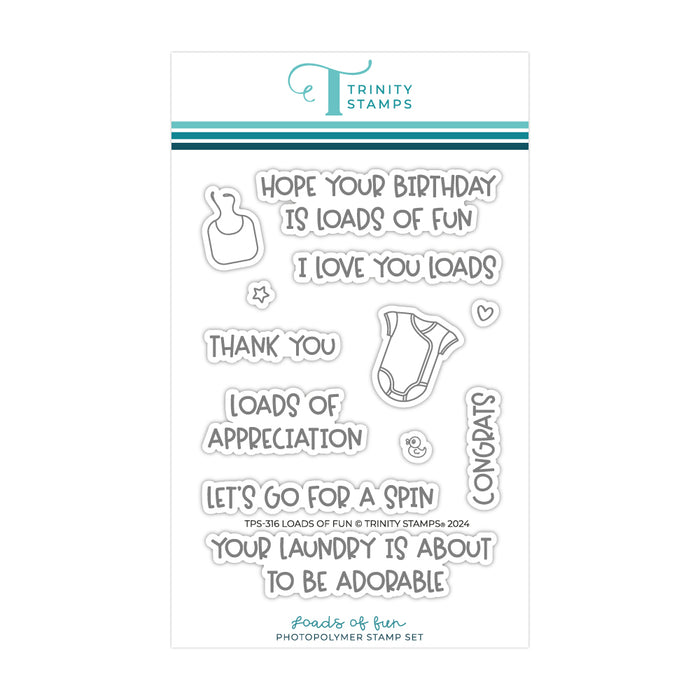Loads of Fun 3x4 Stamp Set *Craft Roulette Collection*