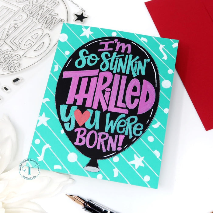 So Stinkin’ Thrilled 4x6 Stamp Set- Love Dani Collection