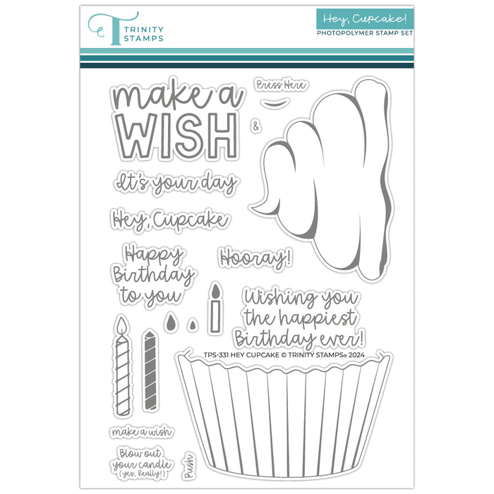 Hey, Cupcake 6x8 Stamp Set