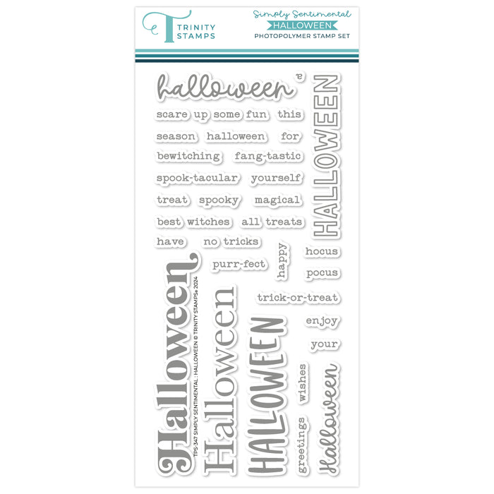 Simply Sentimental - Halloween 4x8 Stamp Set