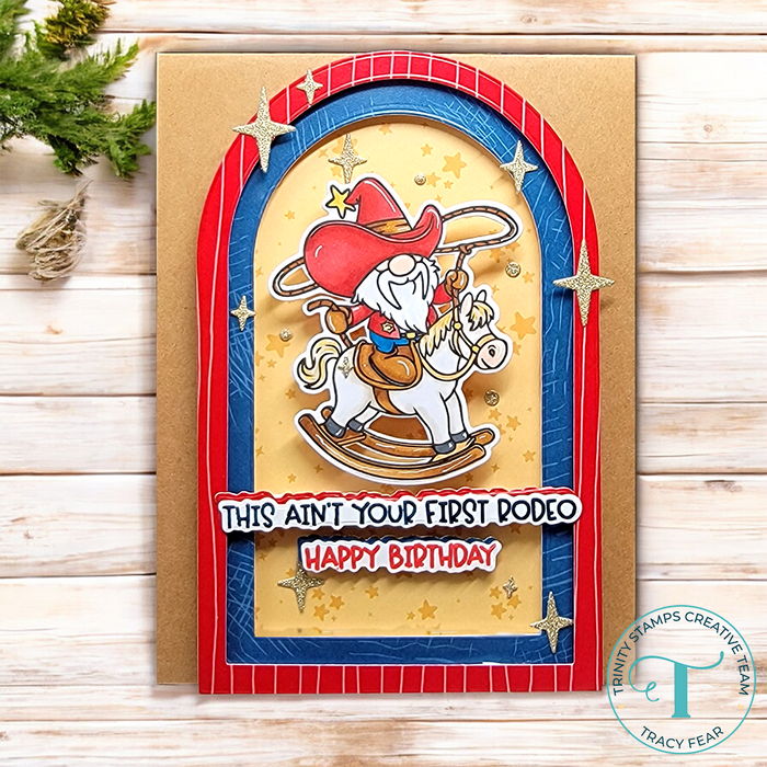 Arch-Shaped A-7 Card with  Nesting Arch Layers Die Set