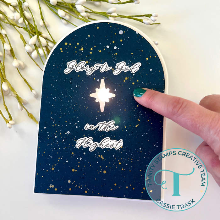Arch-Shaped A-7 Card with  Nesting Arch Layers Die Set