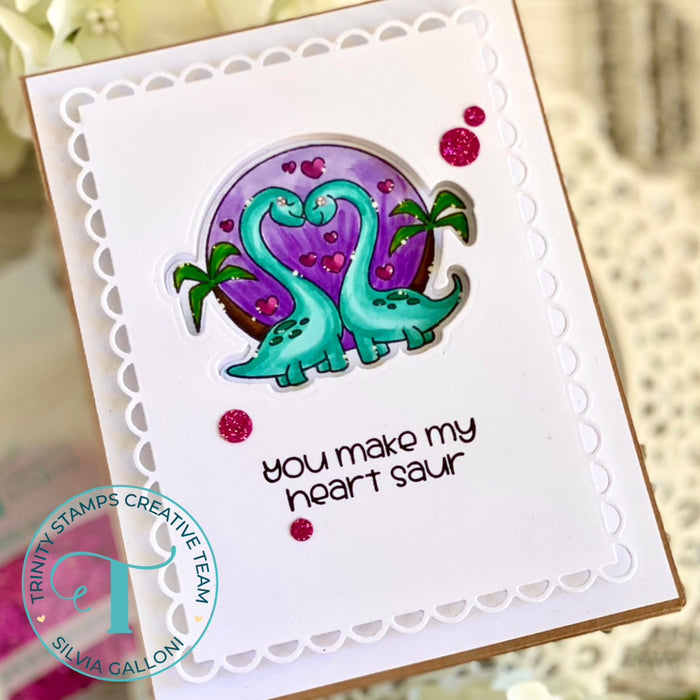 T-riffic Dinos 4x8 Stamp Set