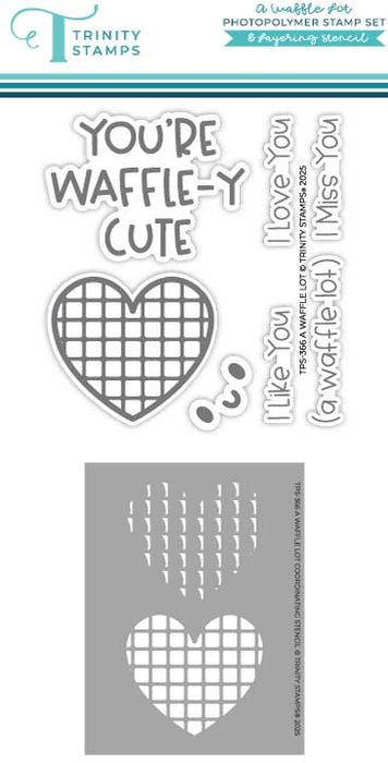 A Waffle Lot 4x4 Stamp & Stencil Set