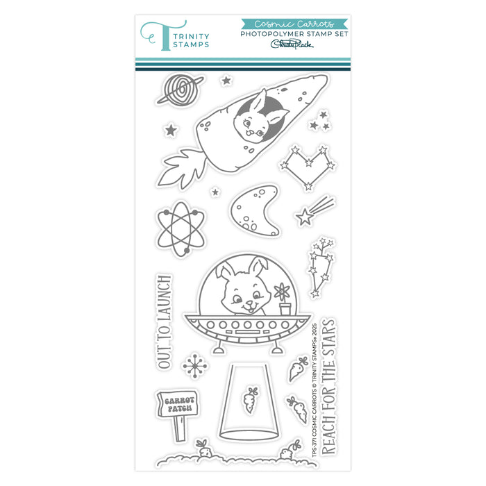 Cosmic Carrots 4x8 Stamp Set