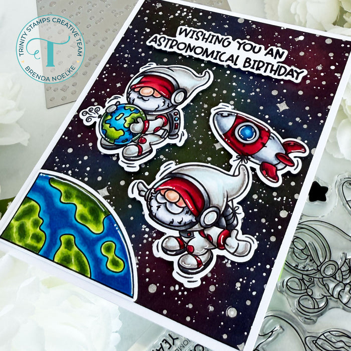 Astronomical Gnomes 4x8 Stamp Set