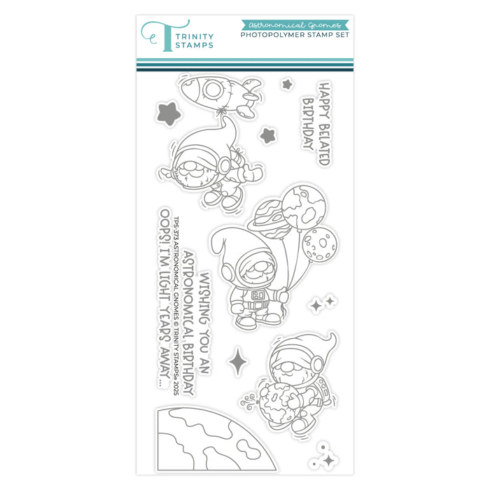 Astronomical Gnomes 4x8 Stamp Set