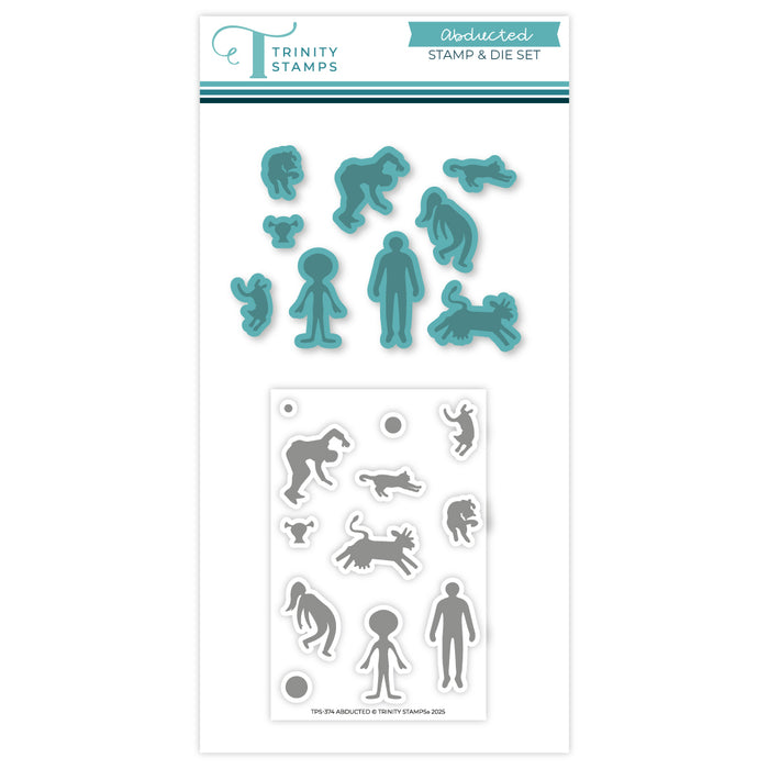 Abducted 2x3 Stamp & Coordinating Die Set