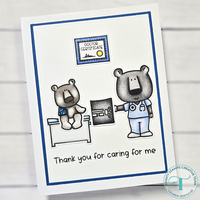 Cozy Bear, MD 4x8 Stamp Set