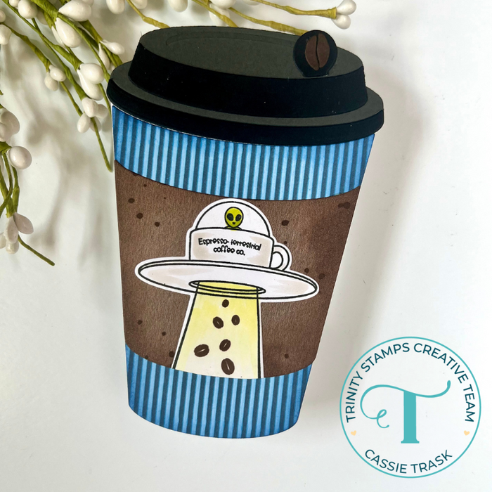 Take-Out Coffee Cup Shaped Card Die Set