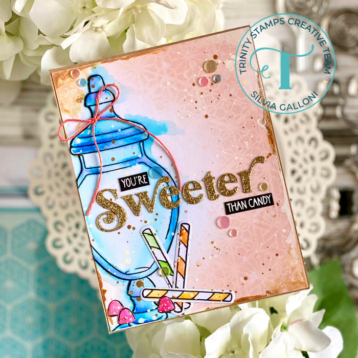 Candy Jar 4x8 Stamp Set