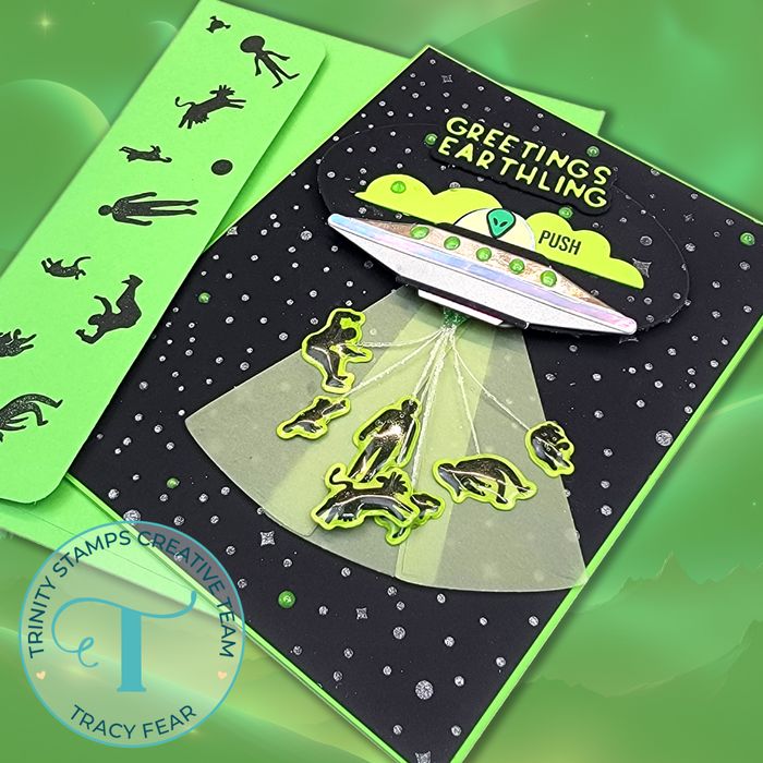 Green Invasion Clay Embellishments