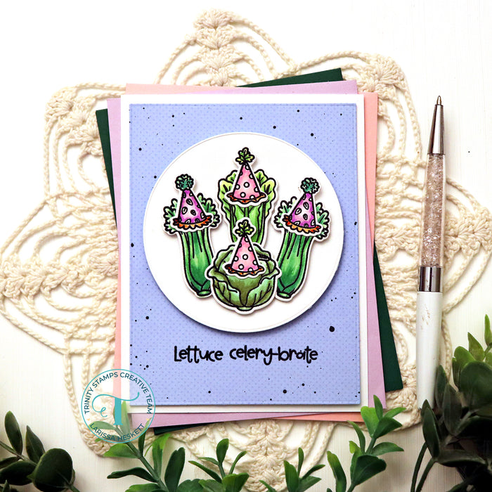 Lettuce Celery-brate 3x4 Stamp Set