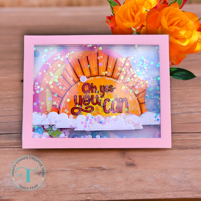Oh Yes You Can 3x4 Stamp - Love Dani Collection