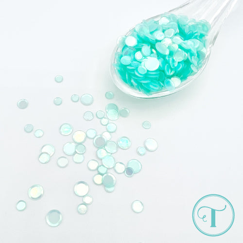 Seafoam Iridescent Pearl Confetti