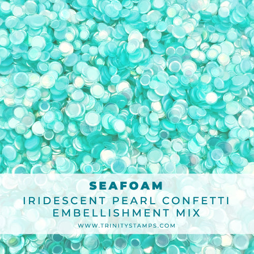 Seafoam Iridescent Pearl Confetti