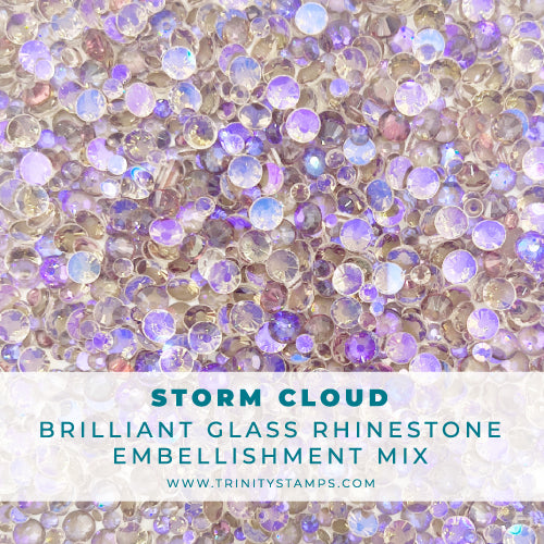 *Last Chance* Storm Cloud Glass Rhinestones