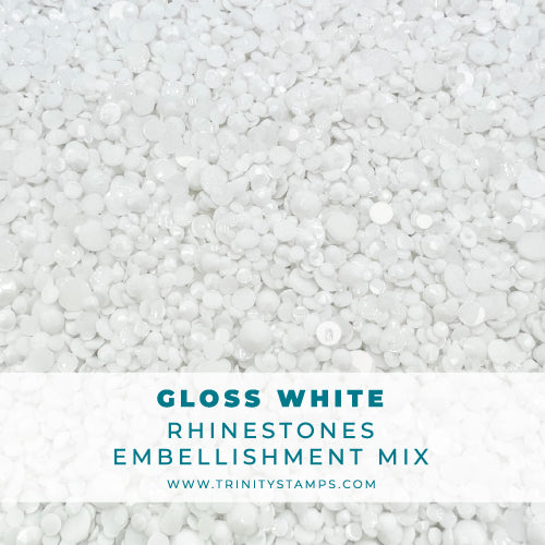 Gloss White Opaque Rhinestones