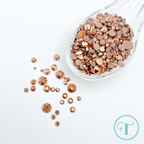Beautiful Bronze Metallic Rhinestones