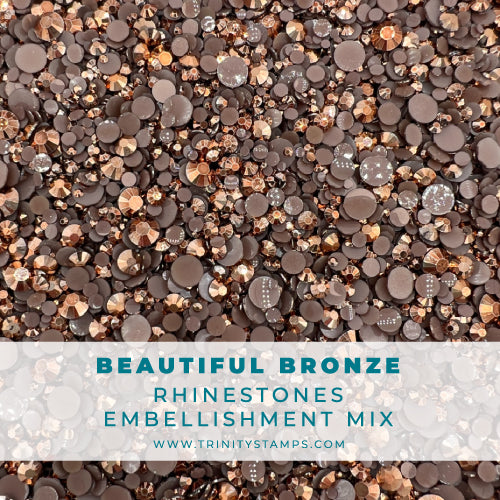 Beautiful Bronze Metallic Rhinestones