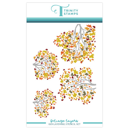 Foliage Layers - 6x9 Layering Stencil Set
