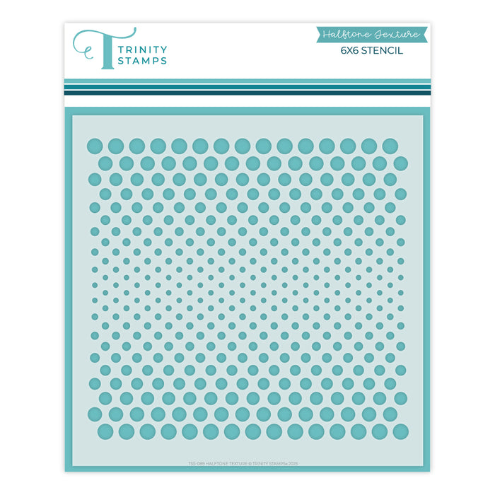 Halftone Texture 6x6 Stencil