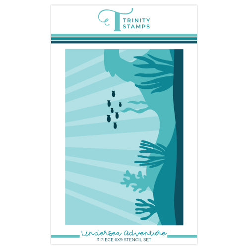 Undersea Adventure - 3-Piece 6x9 Stencil Set