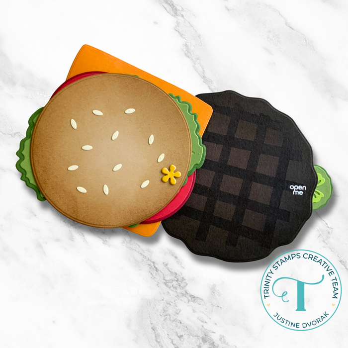 Buildable Burger Die Set - Circle Card Add-On