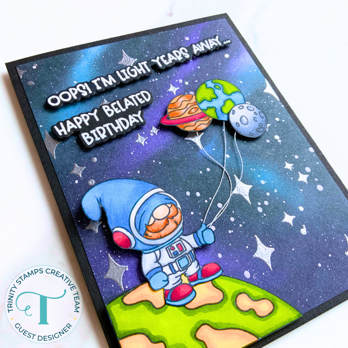 Astronomical Gnomes 4x8 Stamp Set