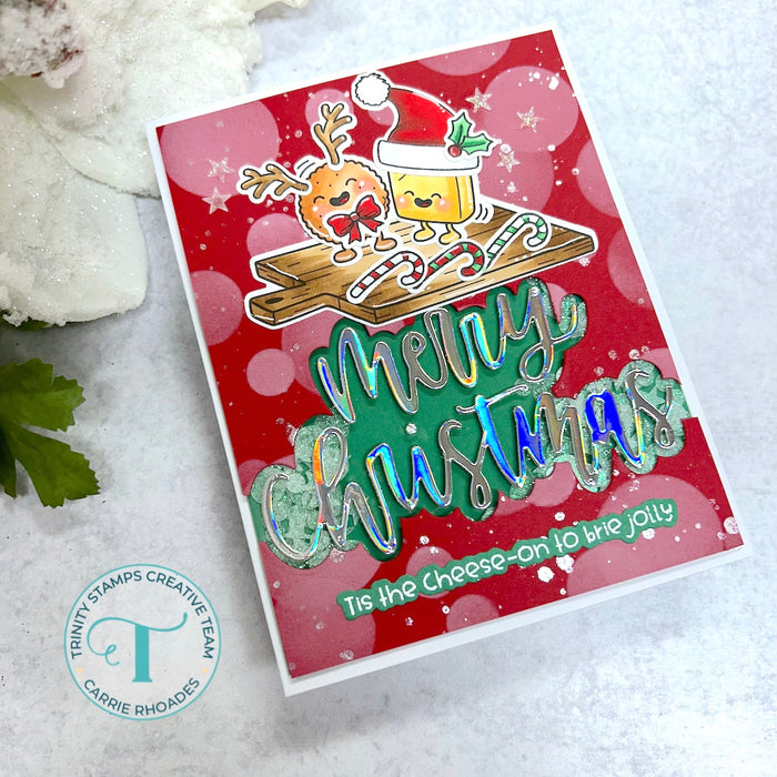 Large Christmas Sentiment Die Set