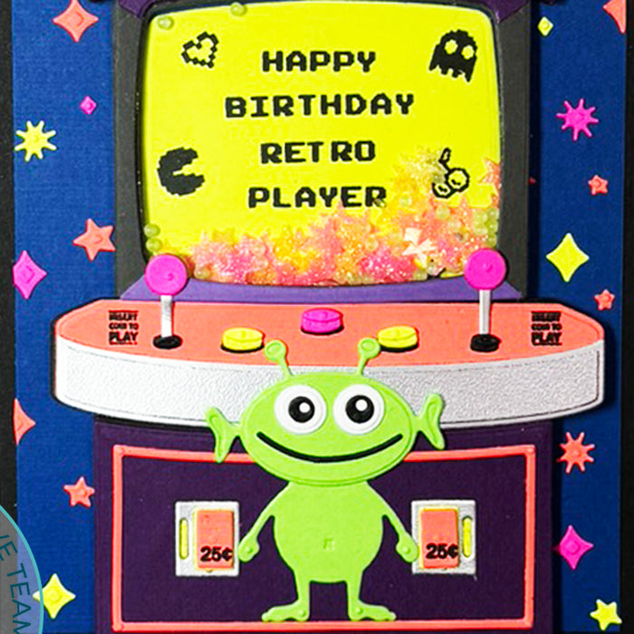 8-Bit Birthday 4x6 Stamp Set