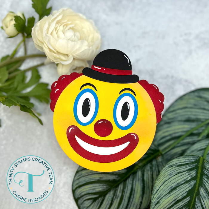 Clown Emoji Circle Card Add-on Die Set