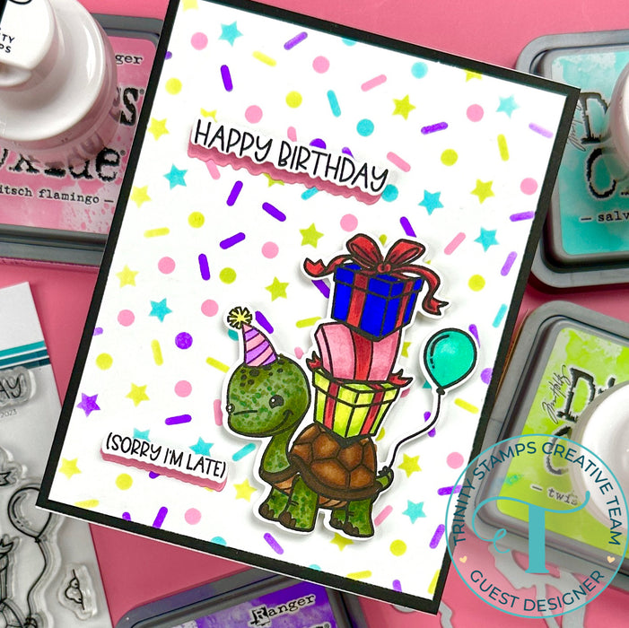 Tardy Turtle - 3x4 Stamp Set