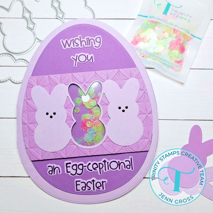Egg-ceptional Sentiments 4x8 Stamp Set