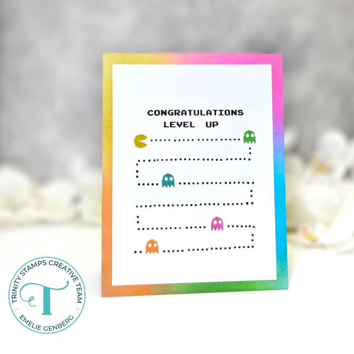 8-Bit Alphabet 3x4 Stamp Set