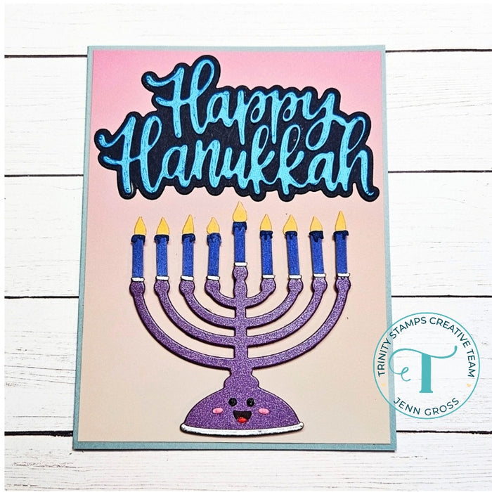 Large Hanukkah Sentiment Die Set