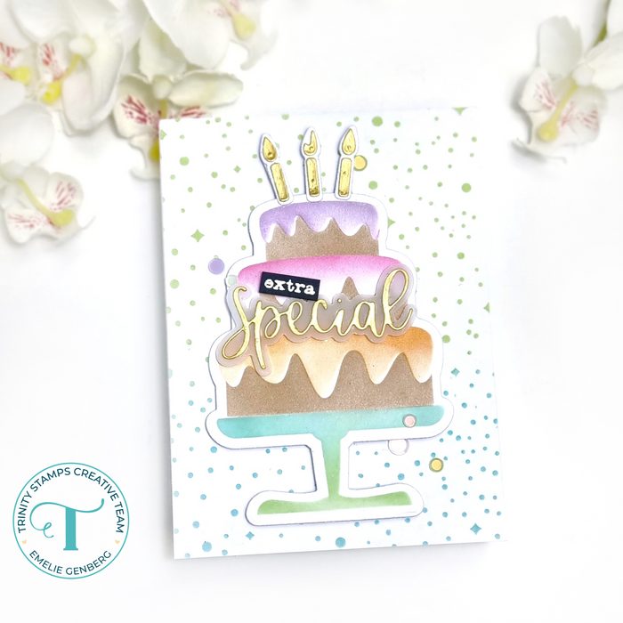 Cake Layers 6x6 Stencil