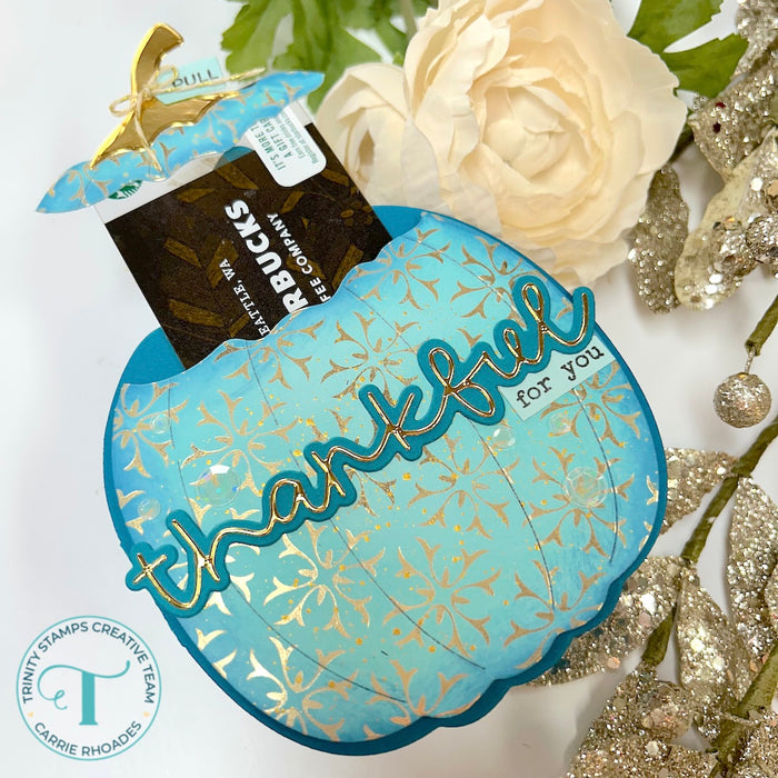 Pumpkin-Shaped Card Die Set