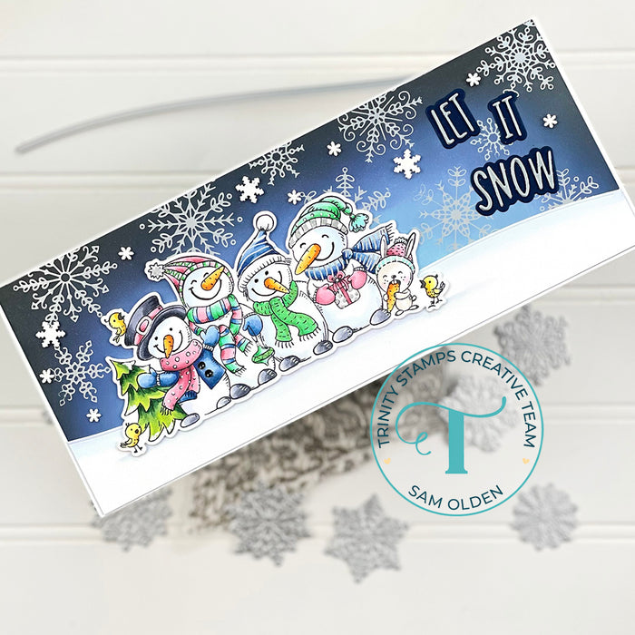 Frosty Foiled Flakes Foil and Cut Die Set