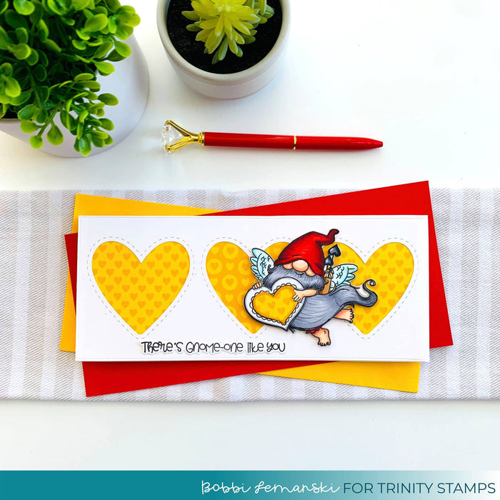 Wide Heart Trio Slimline Die