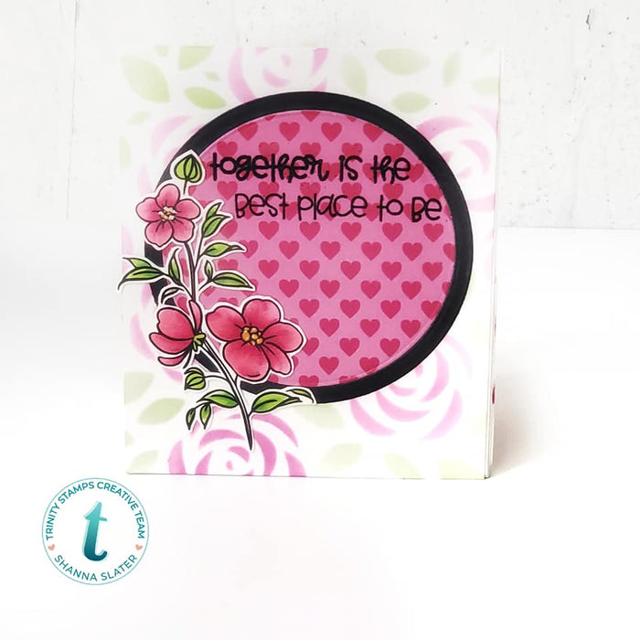 Modern Embossed Edge Circle Stack Die Set
