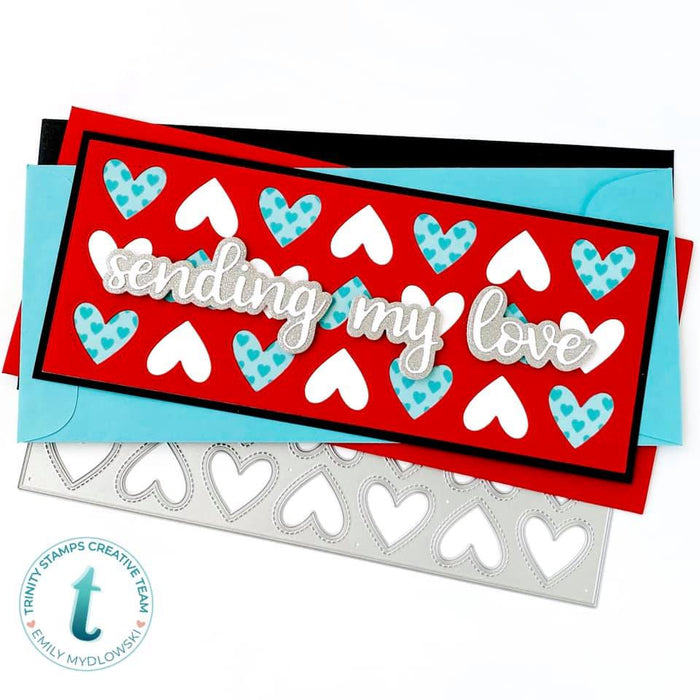 Sweetheart Slimline Panel Die