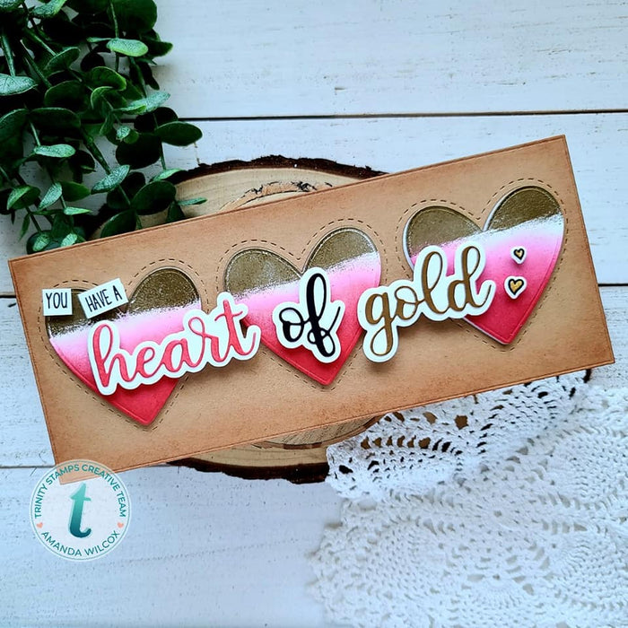 Scripty Heart Die Set