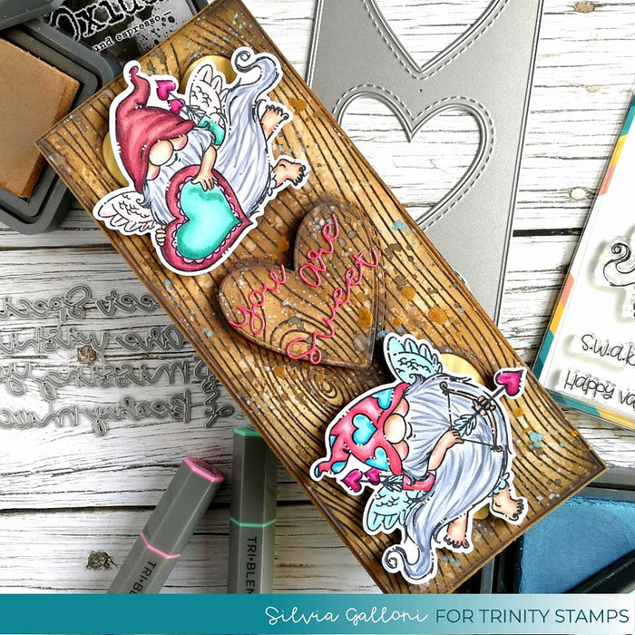 Tall Heart Trio Slimline Die