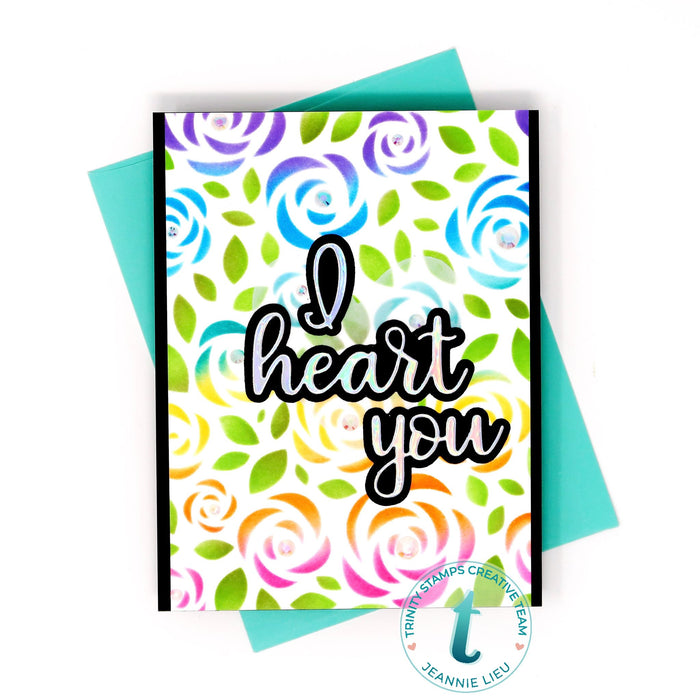 Scripty Heart Die Set