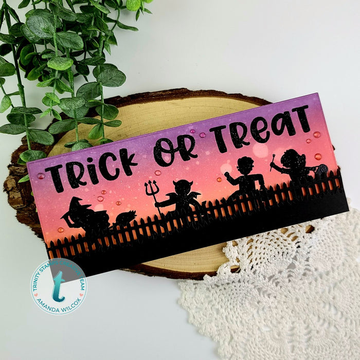 Trick Or Treat 4x8 Stamp Set
