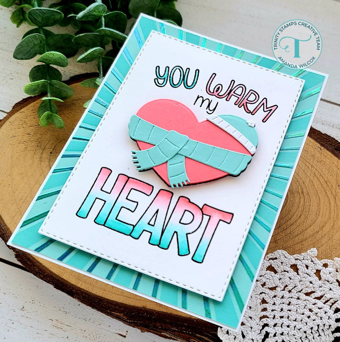 Warm Heart Coordinating Die Set