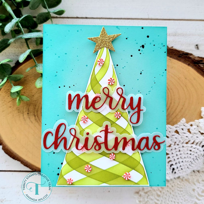 Ribbon Twirl 6x6 Layering Stencil