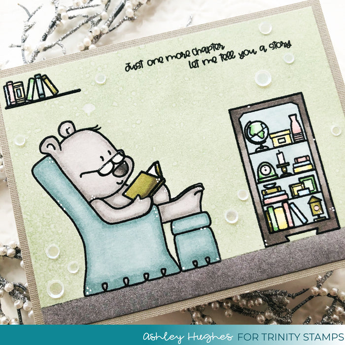 Cozy Bear 4x8 Stamp Set