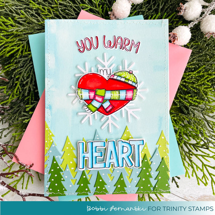 Warm Heart 3x4 Stamp
